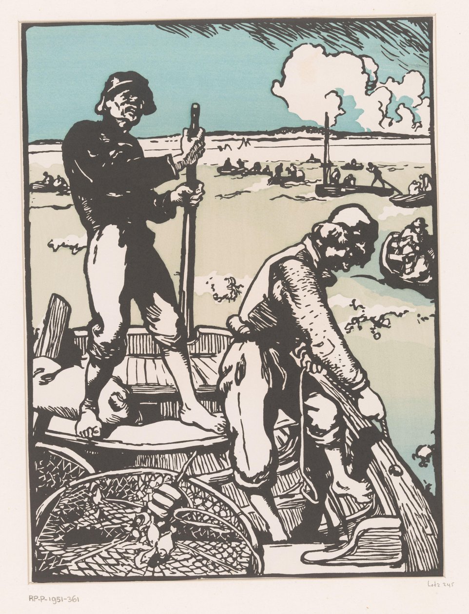 Twee šrouby Rybáři krevet od Auguste Lepere