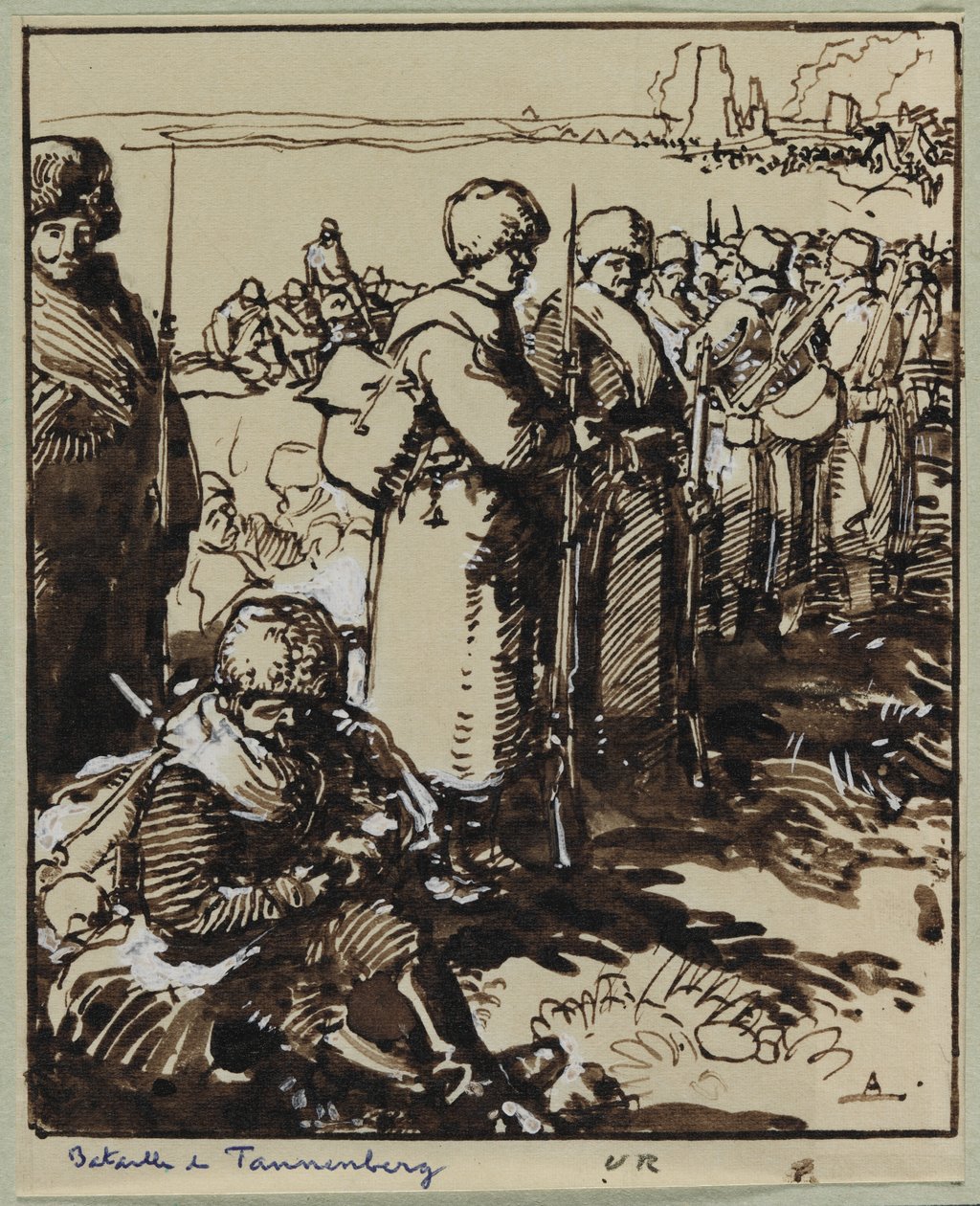 Bitva u Tannenbergu, 1914. od Auguste Louis Lepère