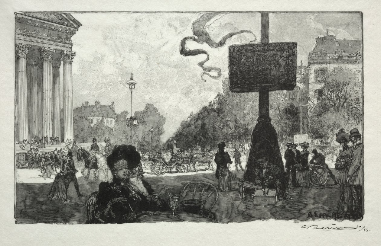 Roh Royal Street od Auguste Louis Lepère