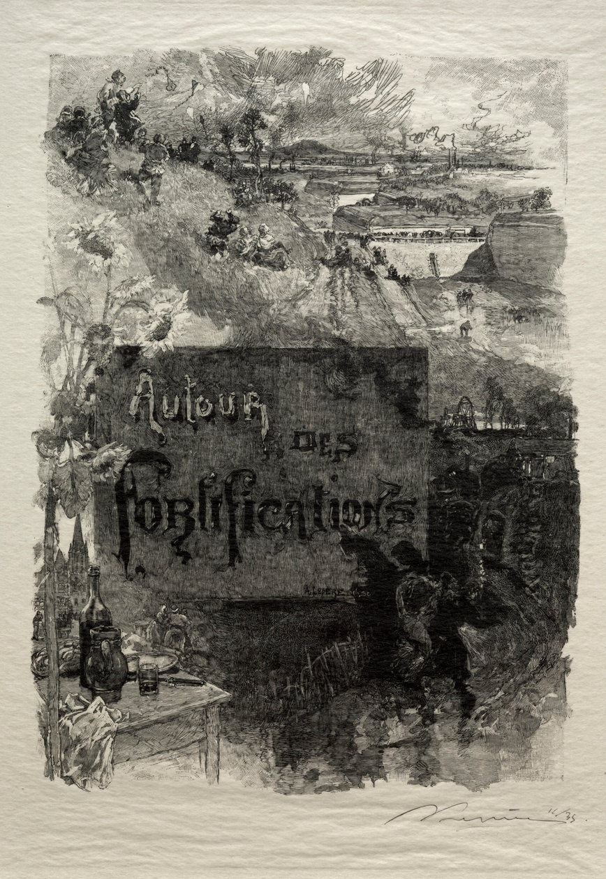 Frontispis, 1886. od Auguste Louis Lepère