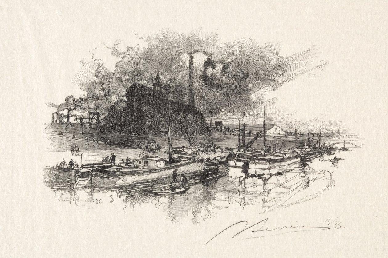 Bělidlo od Auguste Louis Lepère