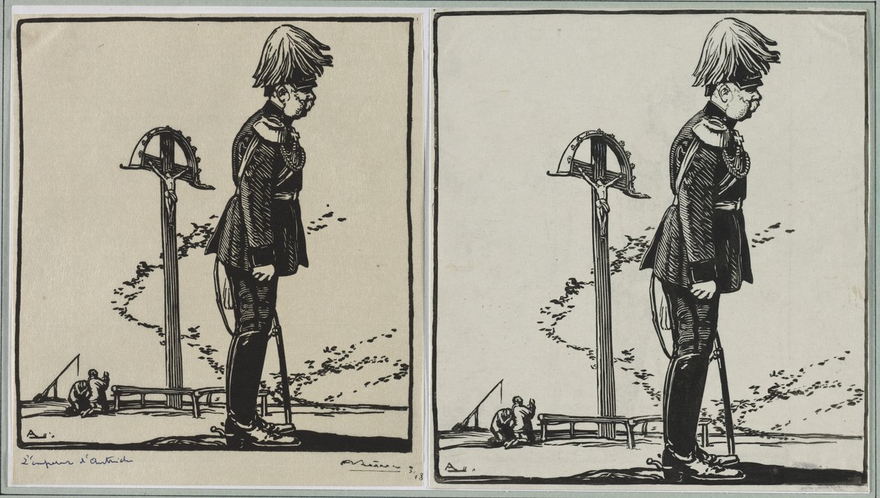 LEmpereur dAutriche, 1914. od Auguste Louis Lepère