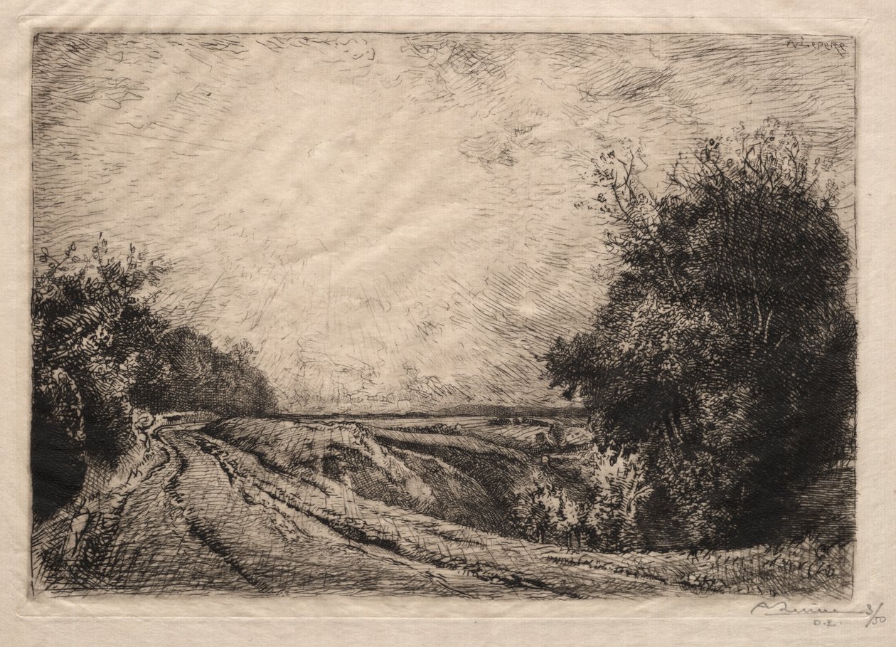 Houssoye Road od Auguste Louis Lepère