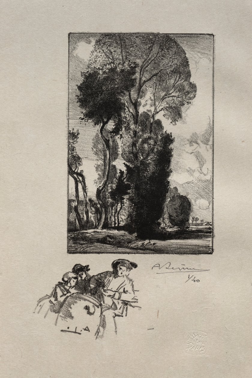 Bocage. od Auguste Louis Lepère