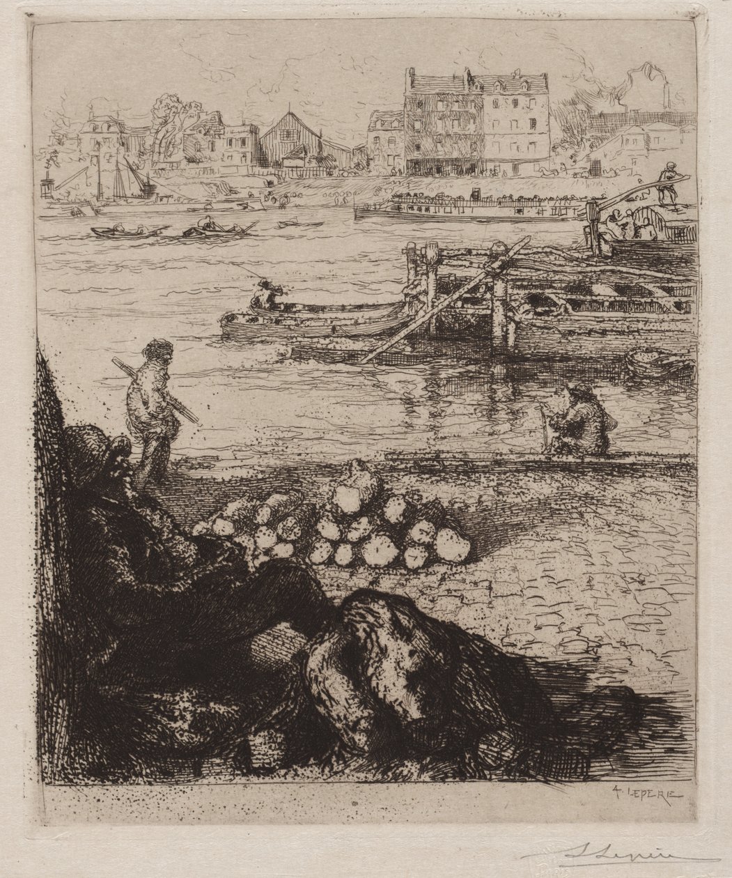 Longshoreman: Quai de la Gare od Auguste Louis Lepère