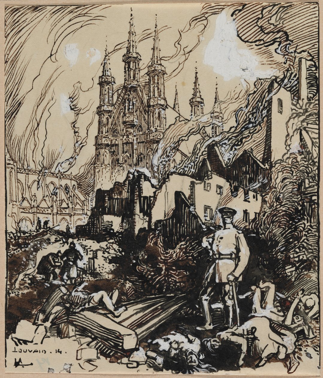 Louvain od Auguste Louis Lepère