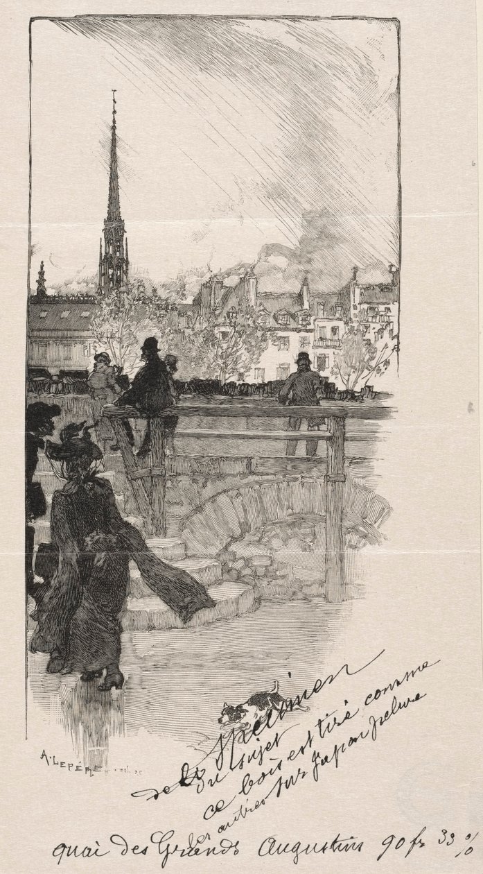 Quai des Grands Augustins od Auguste Louis Lepère