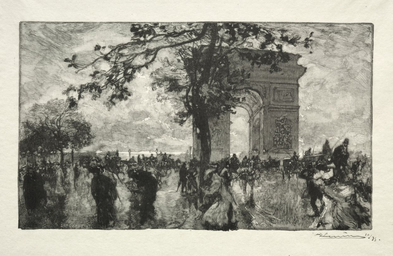 Návrat dřeva od Auguste Louis Lepère