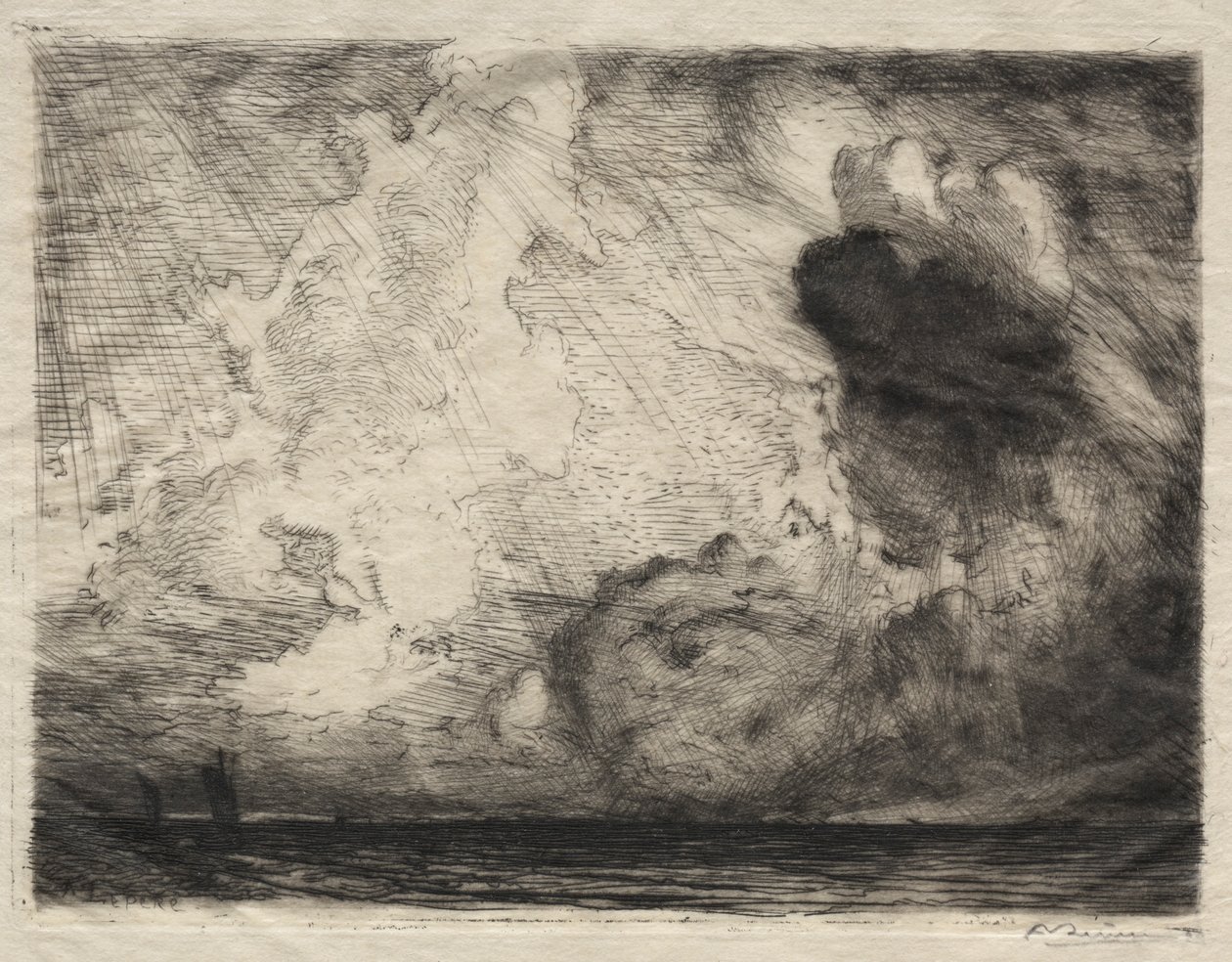 Přímořská krajina, 1911. od Auguste Louis Lepère