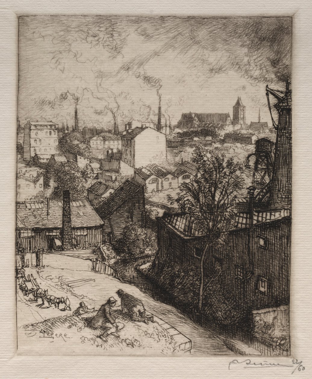 Suvenýr svatého Denise, 1913. od Auguste Louis Lepère