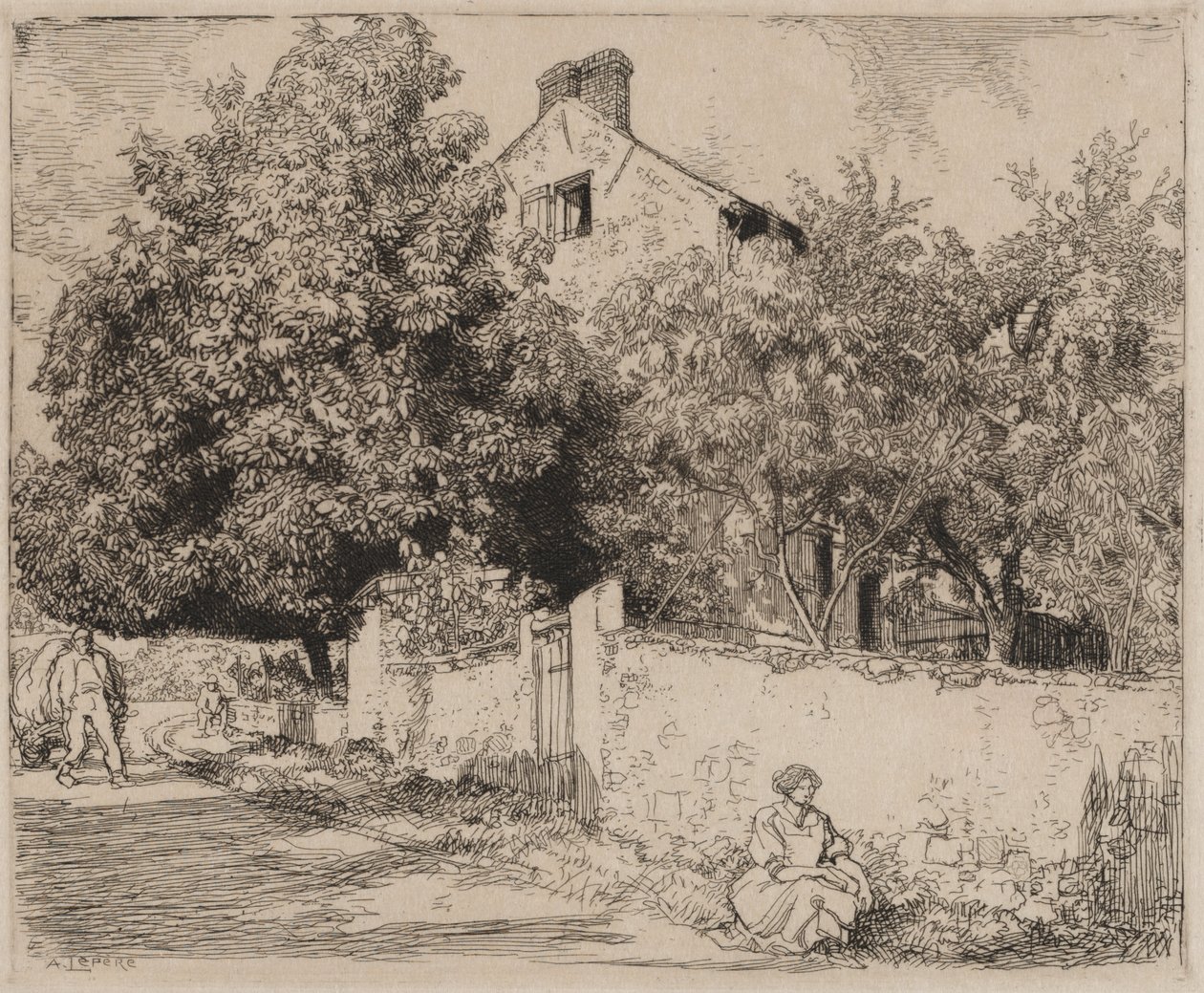 Dům Madame B. od Auguste Louis Lepère