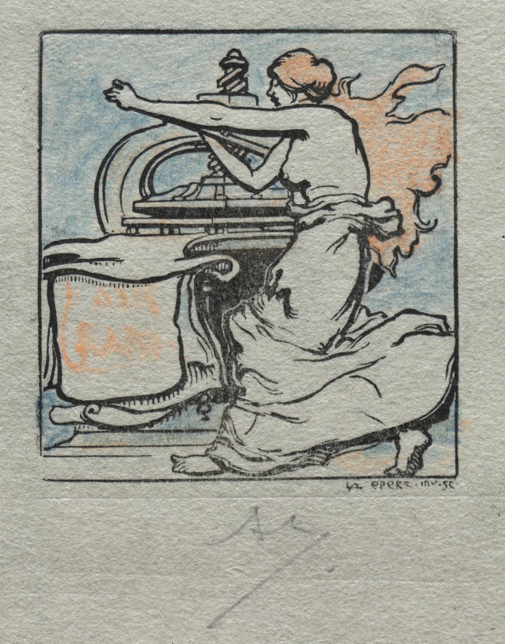 Tiskárna od Auguste Louis Lepère