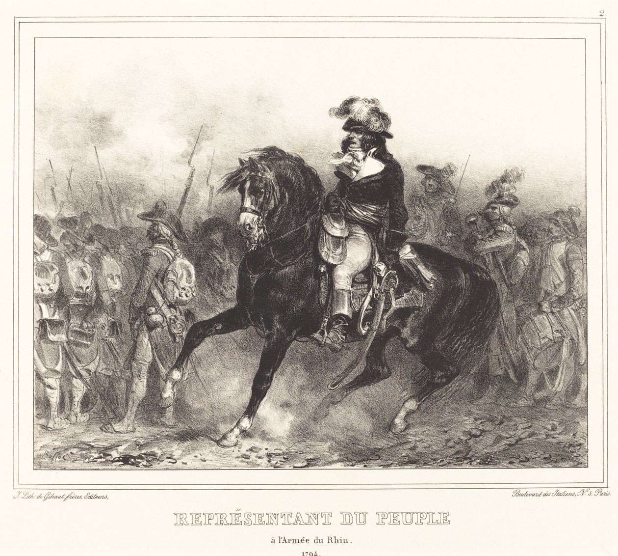 Representant du Peuple (zástupce lidu) od Auguste Raffet