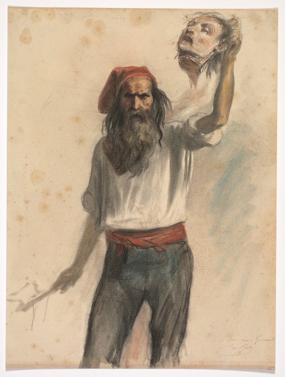 Un Borreau An Kat, c. 1848. od Auguste Raffet