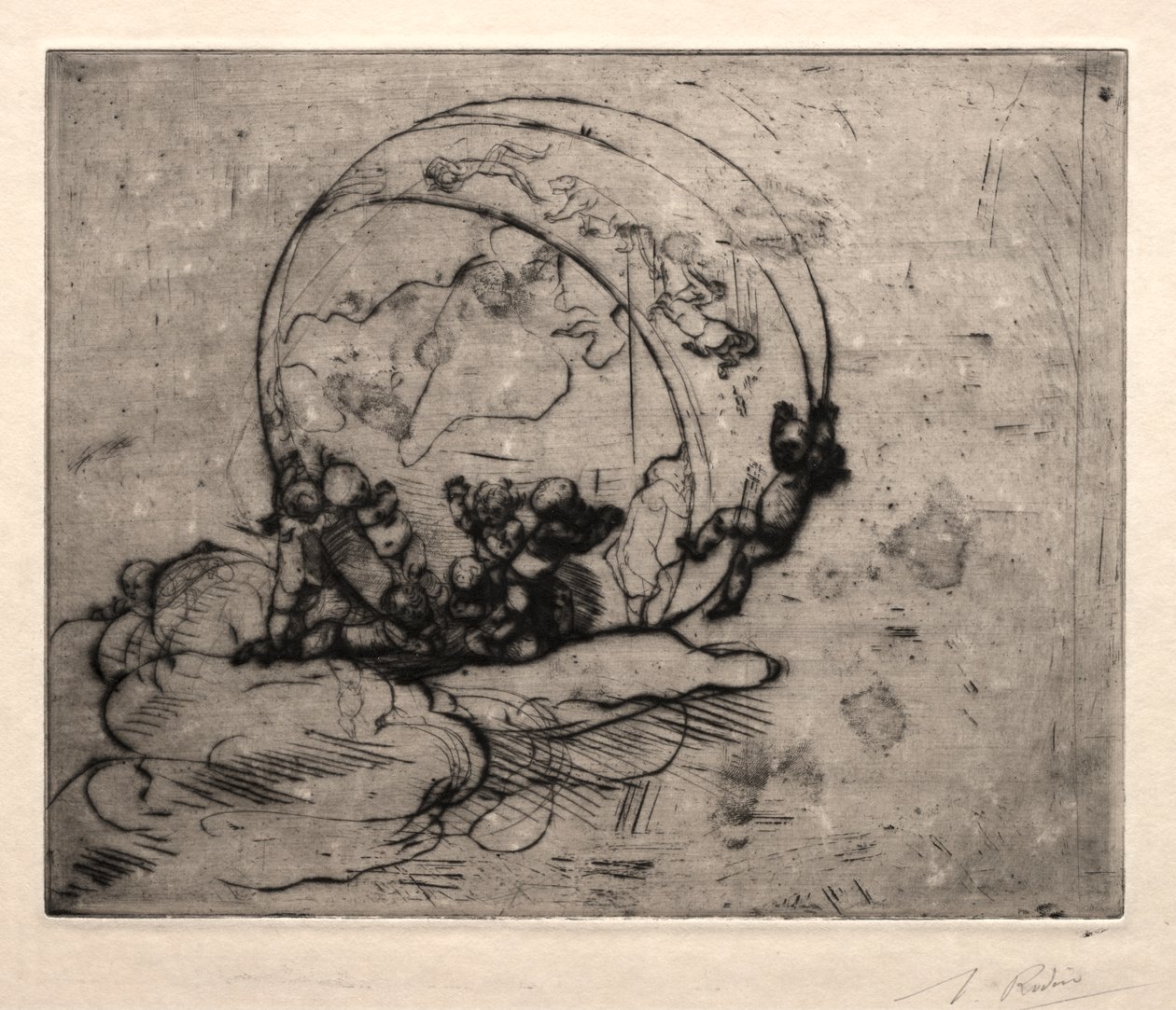 Amorové vedou svět od Auguste Rodin