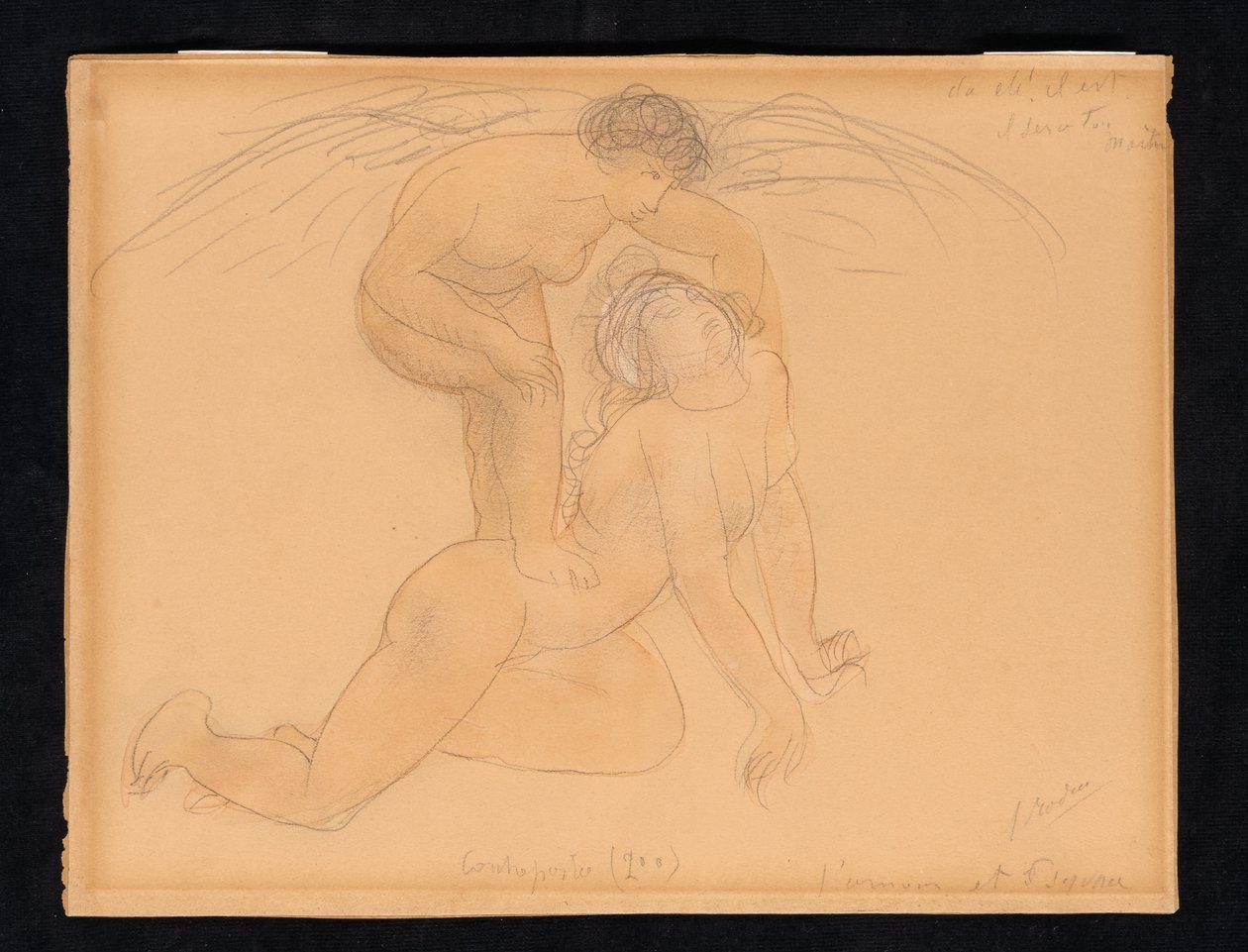 Cupid a Psyche, kolem roku 1900 od Auguste Rodin