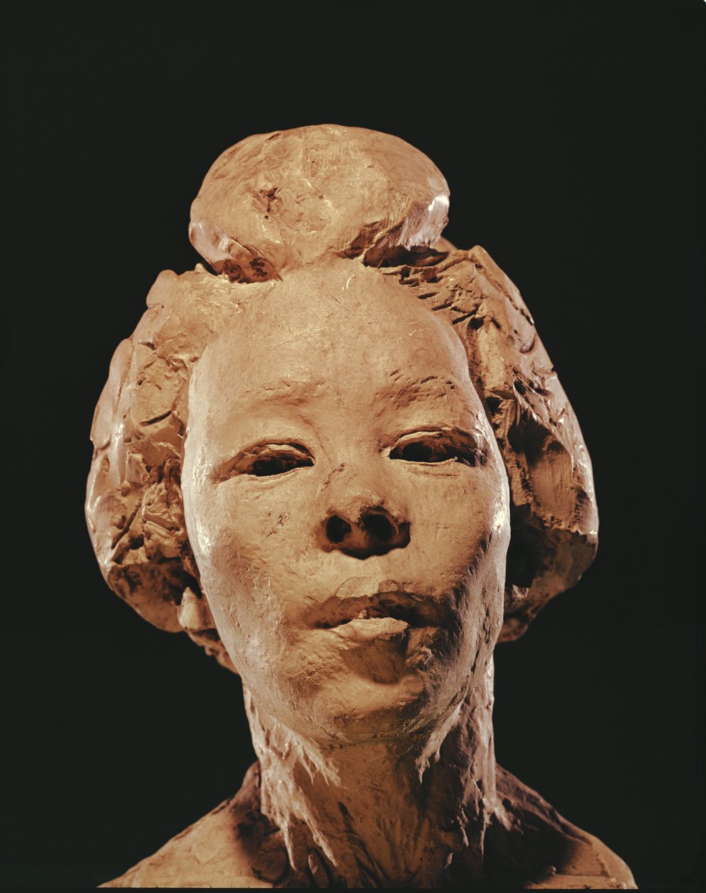 Madame Hanako, 1908 (hlína) od Auguste Rodin