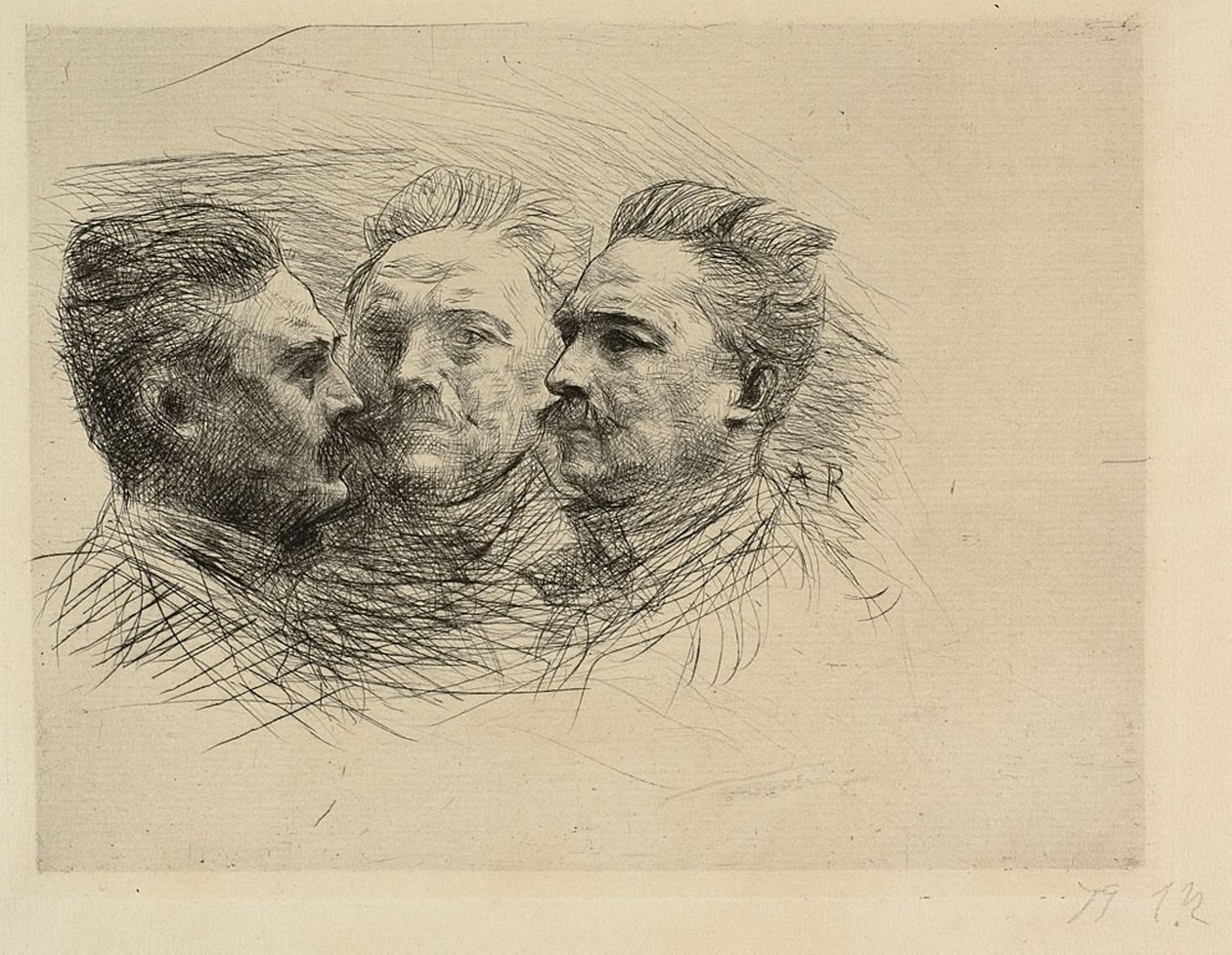 Portrét Henri Becque od Auguste Rodin
