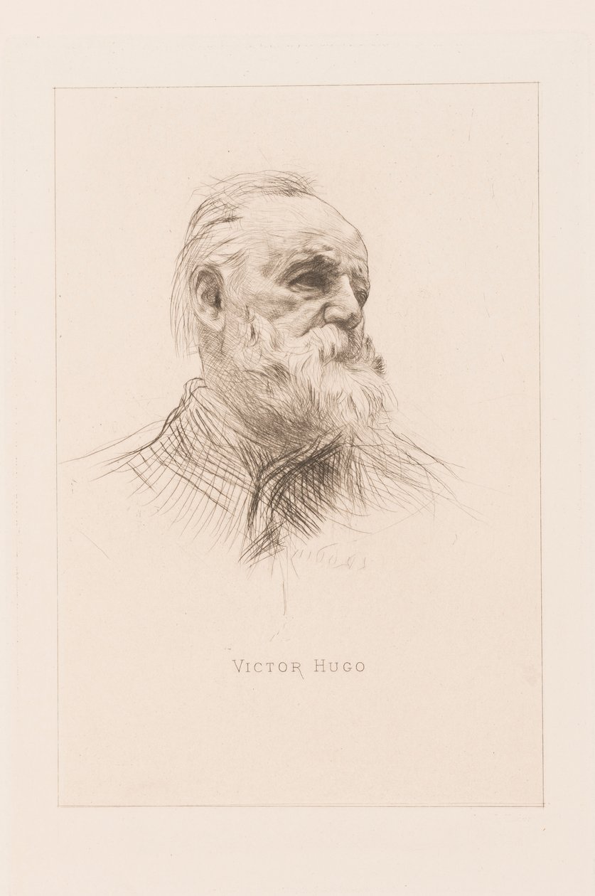Portrét Victora Huga od Auguste Rodin