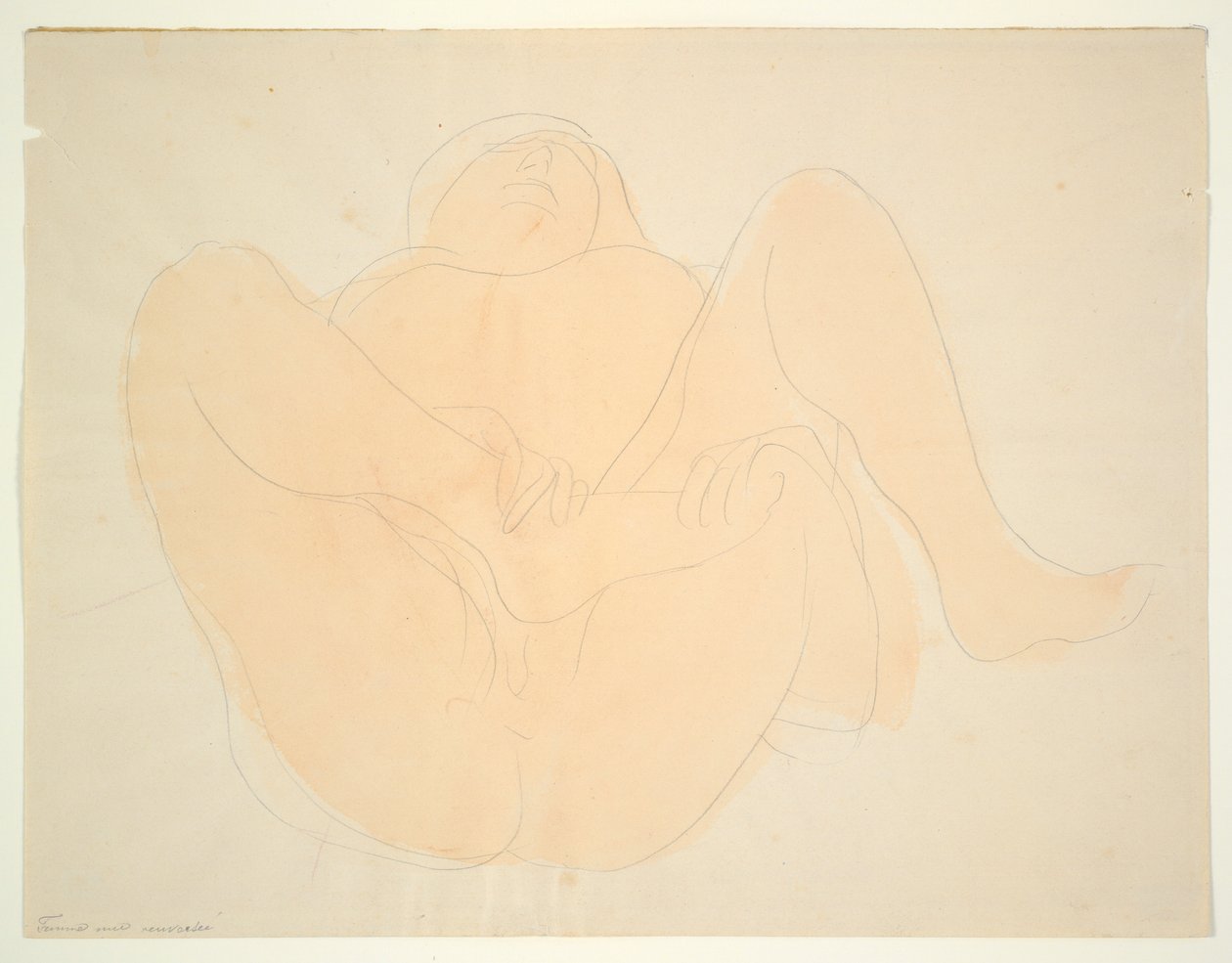 Ležící ženský akt od Auguste Rodin