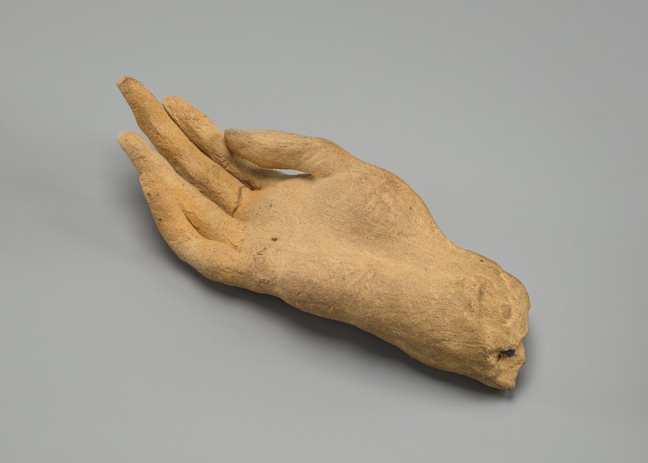 Pravá ruka, možná 80. léta 19. století. od Auguste Rodin