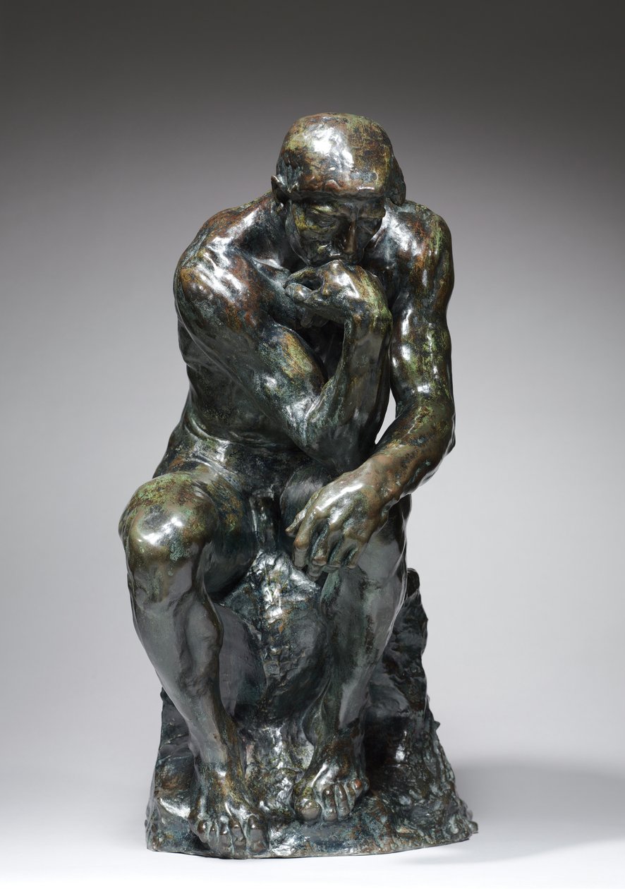Myslitel, kolem roku 1880 od Auguste Rodin