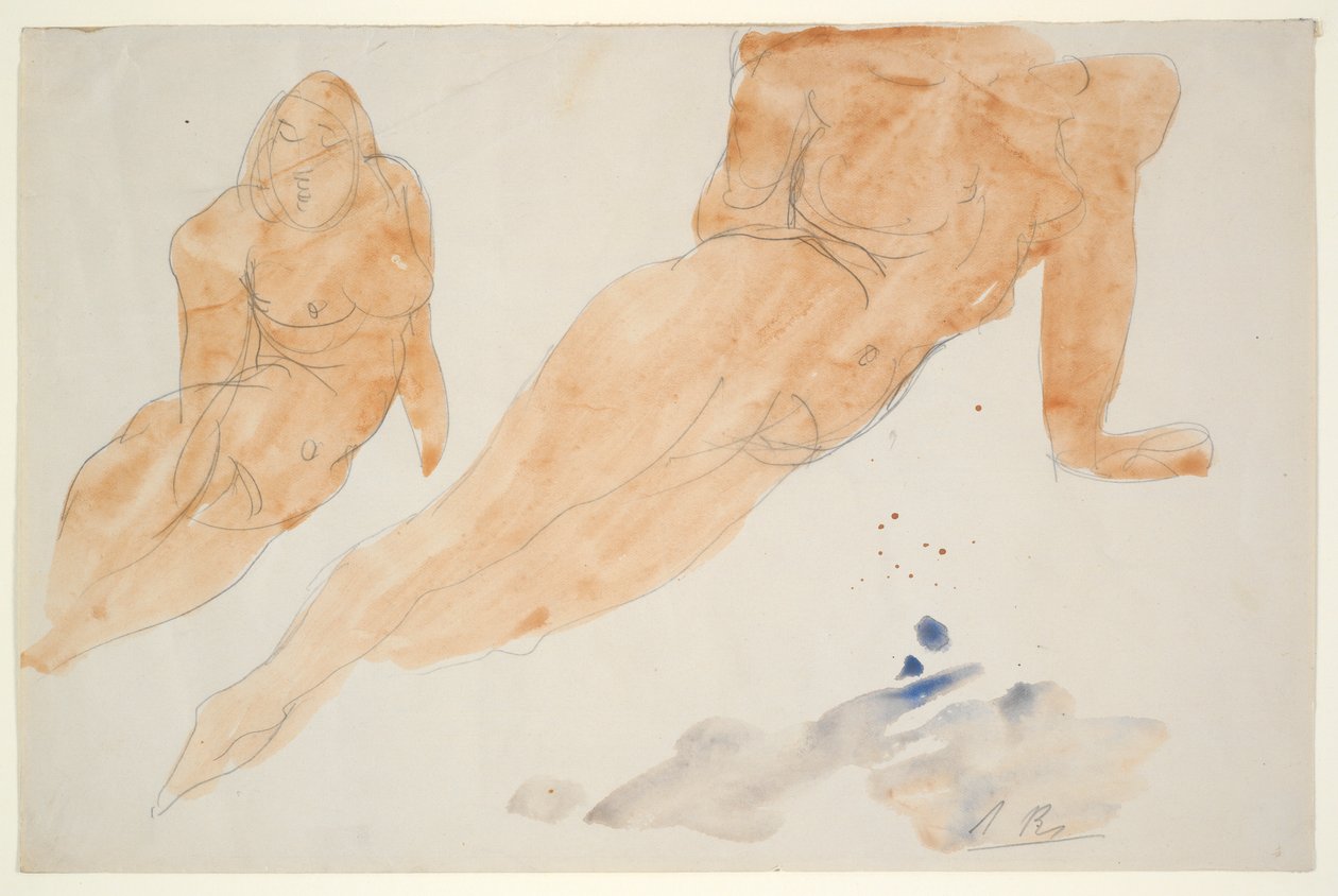 Dva ležící akty od Auguste Rodin