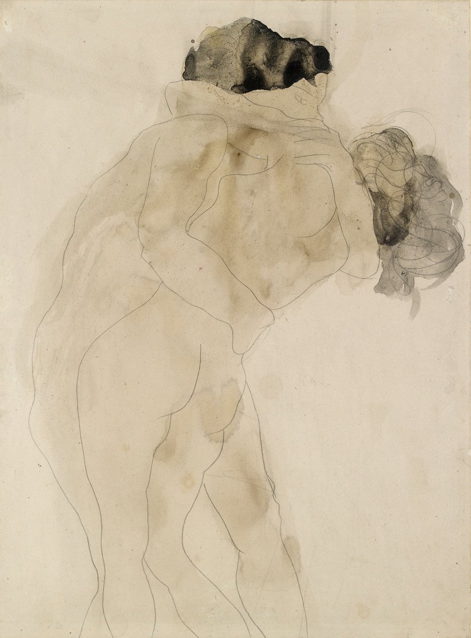 Dvě objímající se postavy, c1900 od Auguste Rodin