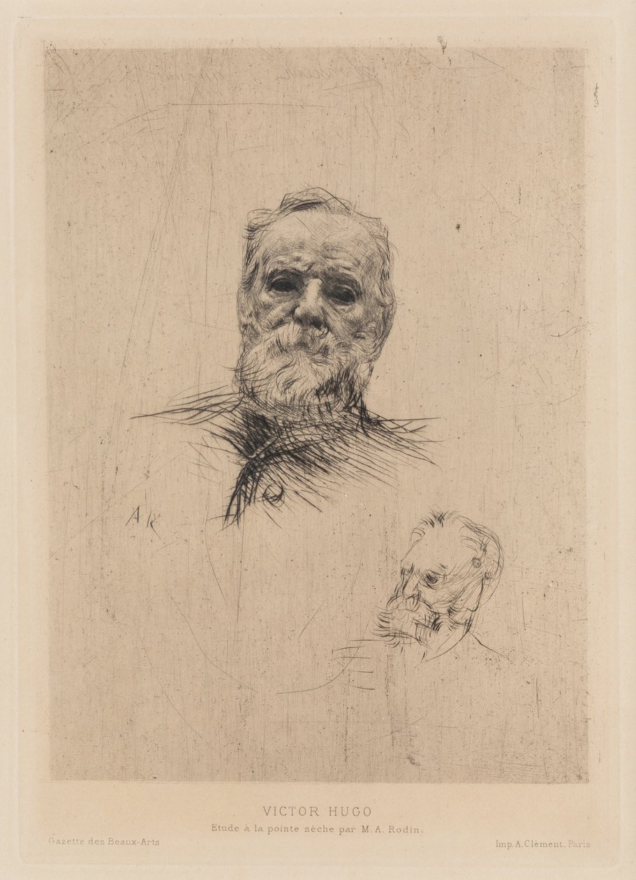 Victor Hugo, 1886. od Auguste Rodin