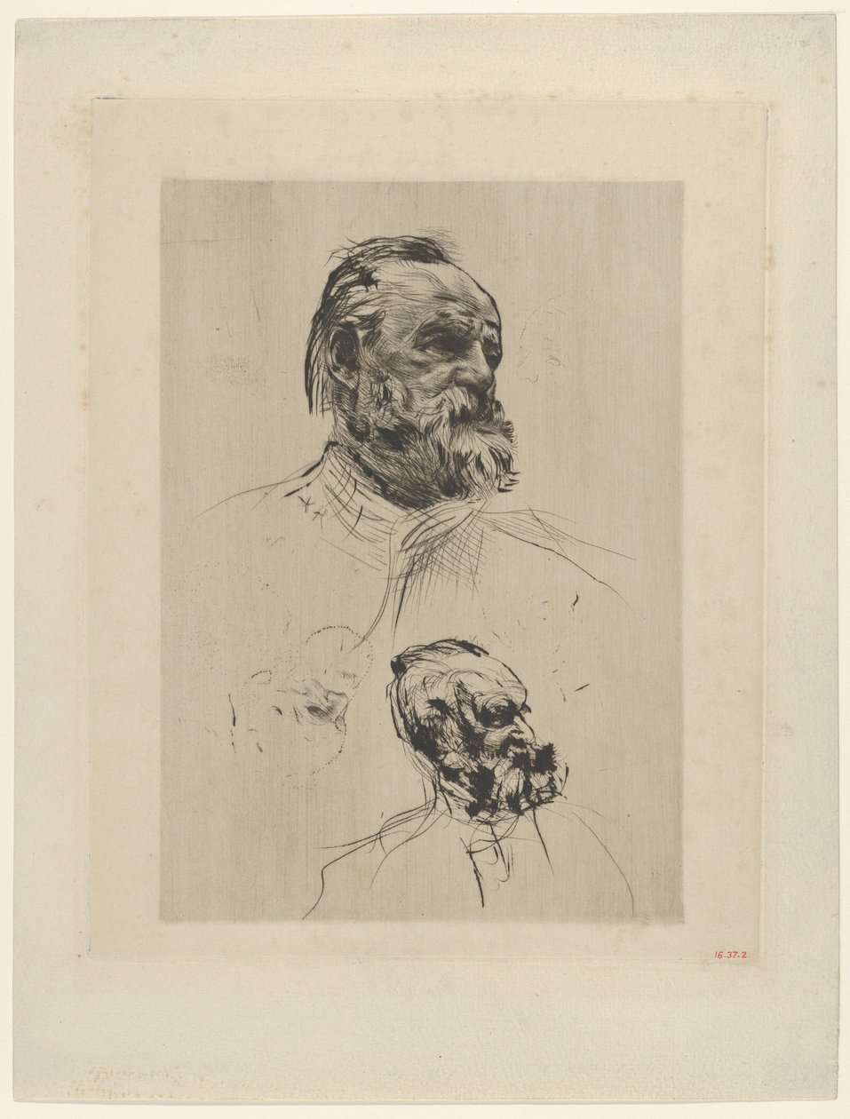 Victor Hugo tříčtvrteční pohled, 1885. od Auguste Rodin