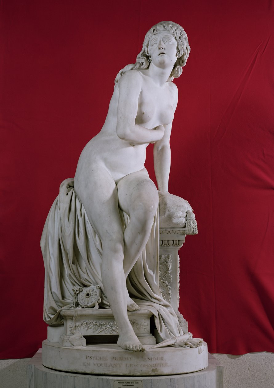 The Abandoned Psyche, 1790 (mramor) od Augustin Pajou
