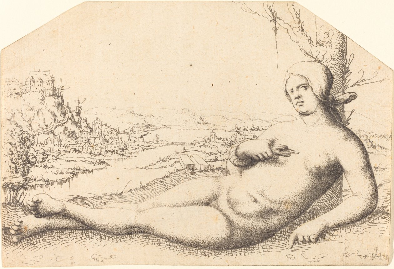 Smrt Kleopatry, 1547. od Augustin Hirschvogel