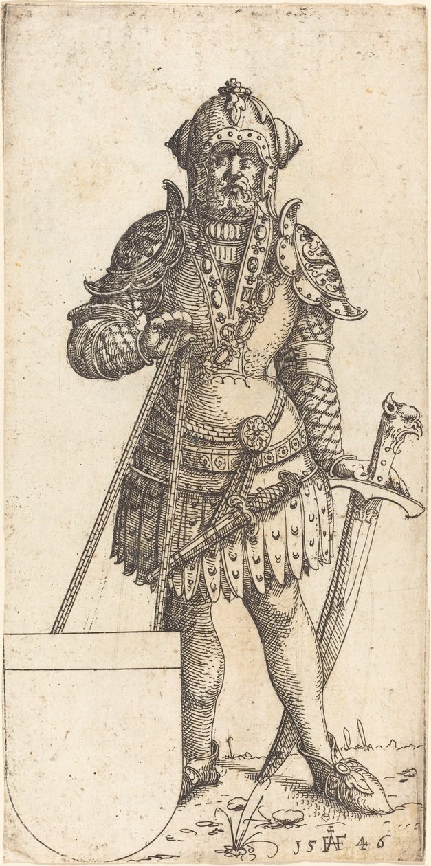 Ludvík II., král uherský od Augustin Hirschvogel
