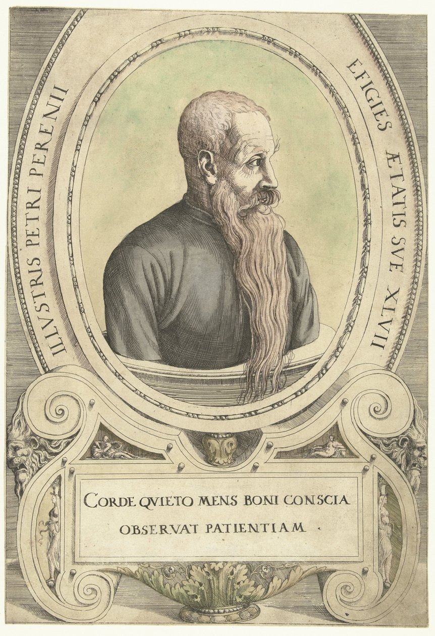 Je zde portrét Petra Perényiho od Augustin Hirschvogel