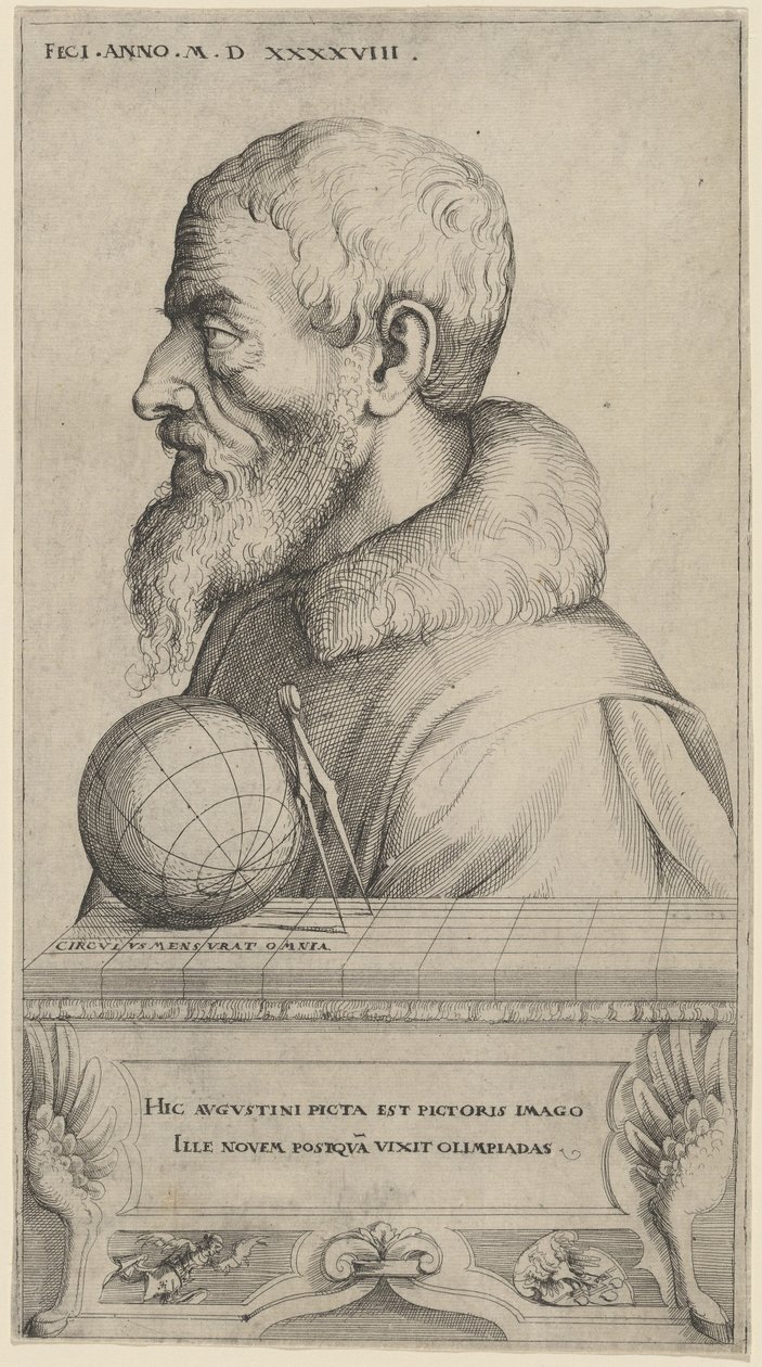 Autoportrét od Augustin Hirschvogel