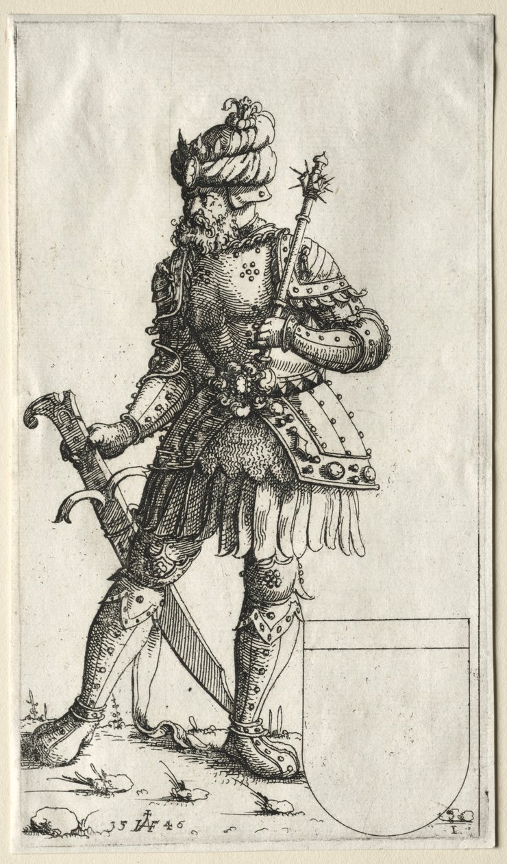 Zikmund II., polský král, 1546. od Augustin Hirschvogel