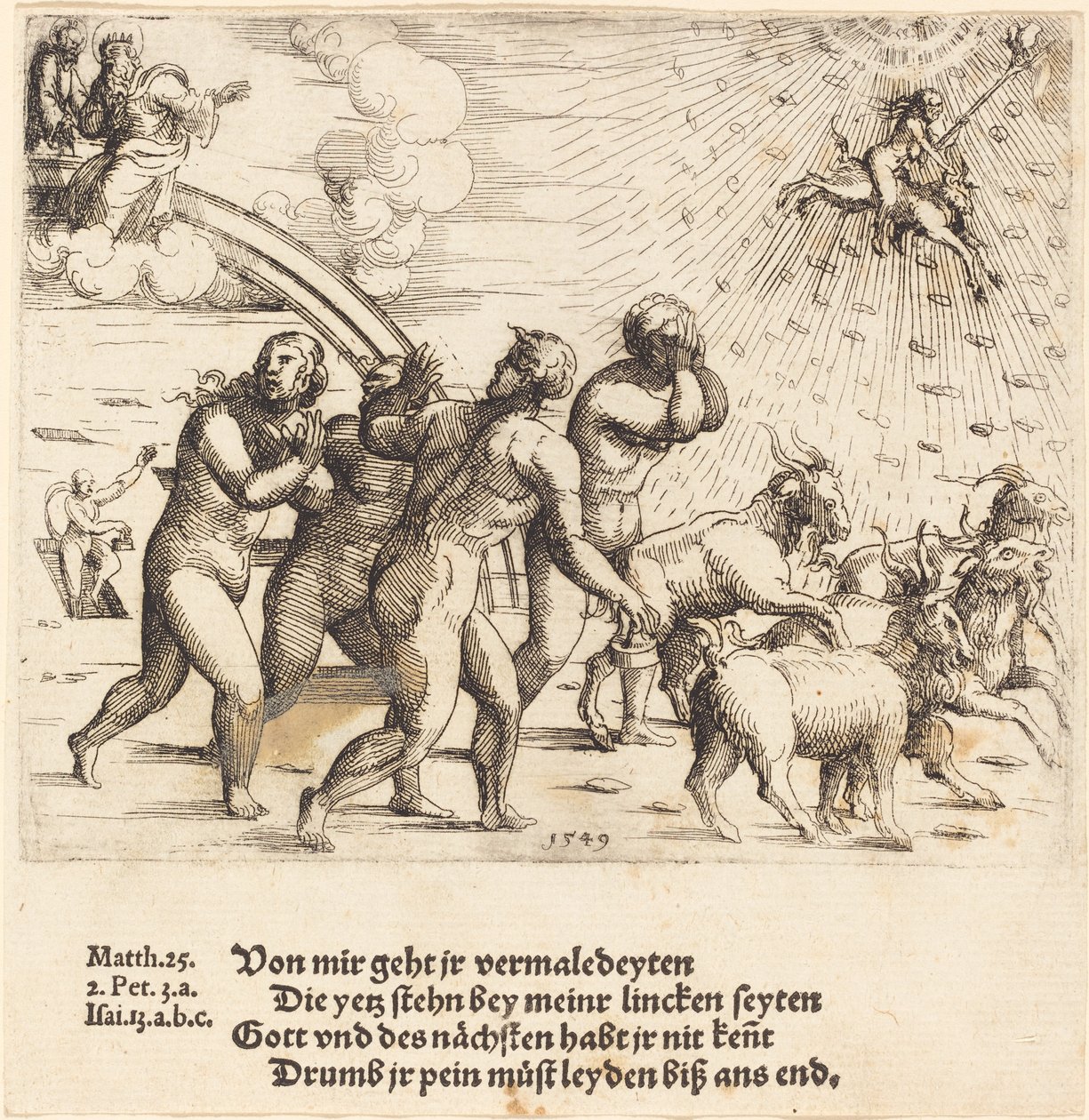 Poslední soud, 1549. od Augustin Hirschvogel