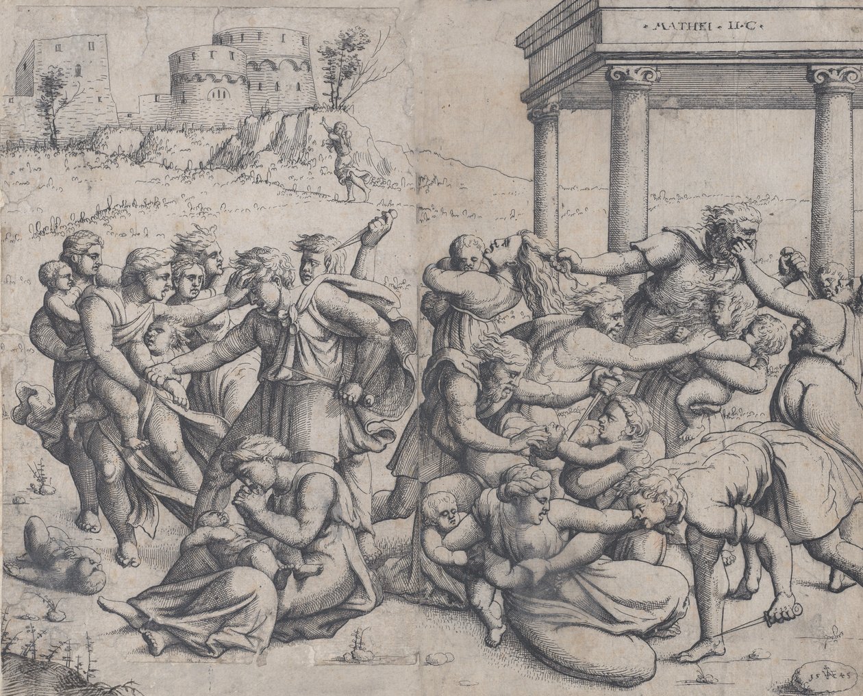 Masakr neviňátek, 1545. od Augustin Hirschvogel