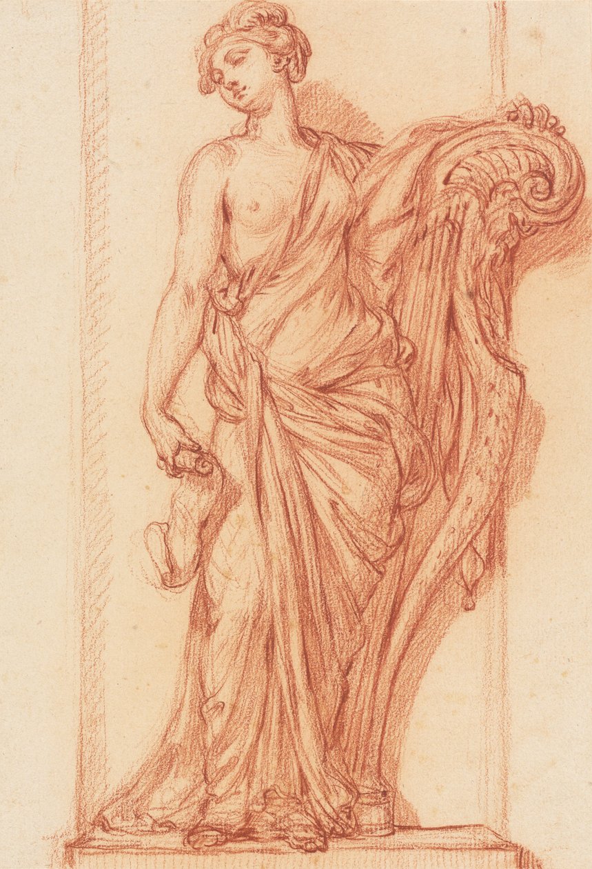 Múza Terpsichore od Augustin Pajou