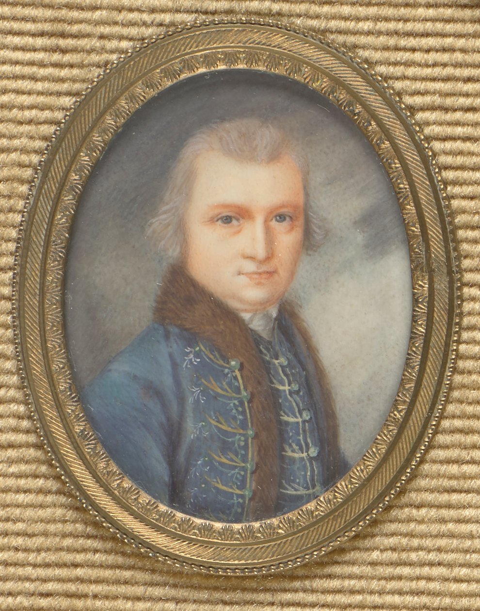 Pánský portrét s modrými klopami od Augustin Théodule Ribot