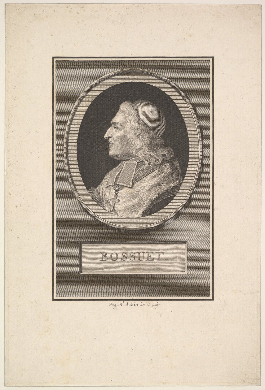 Portrét Bossuet, 1803. od Augustin de Saint Aubin