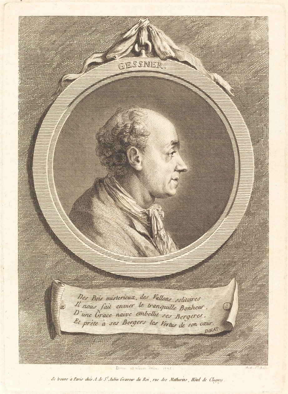 Solomon Gessner od Augustin de Saint Aubin after Vivant Denon