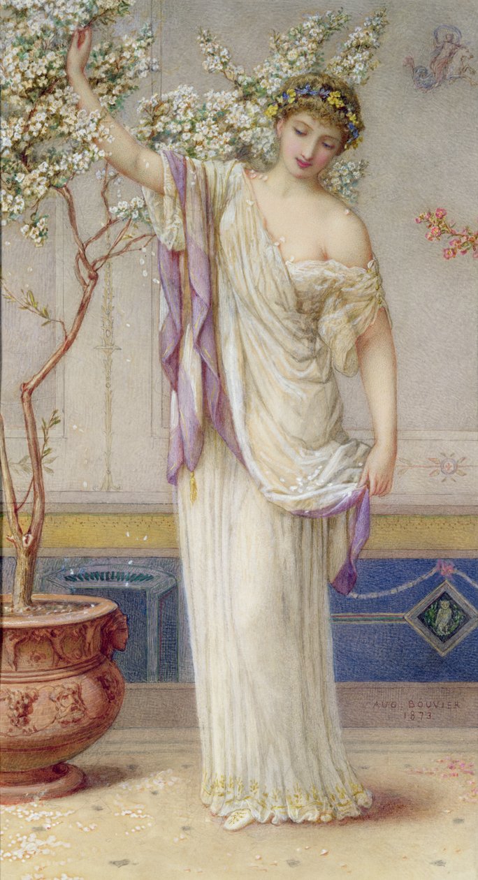 Flora, 1873 od Augustus Jules Bouvier
