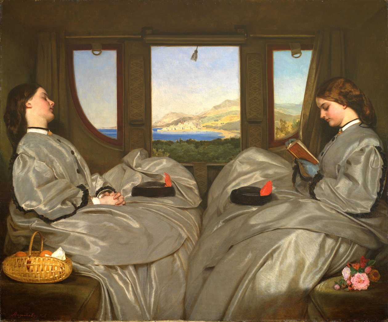 Cestující společníci od Augustus Leopold Egg