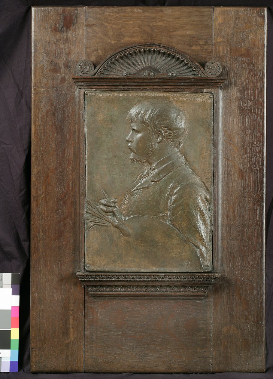 Jules Bastien-Lepage (1848-84) 1880 (bronz) od Augustus Saint Gaudens