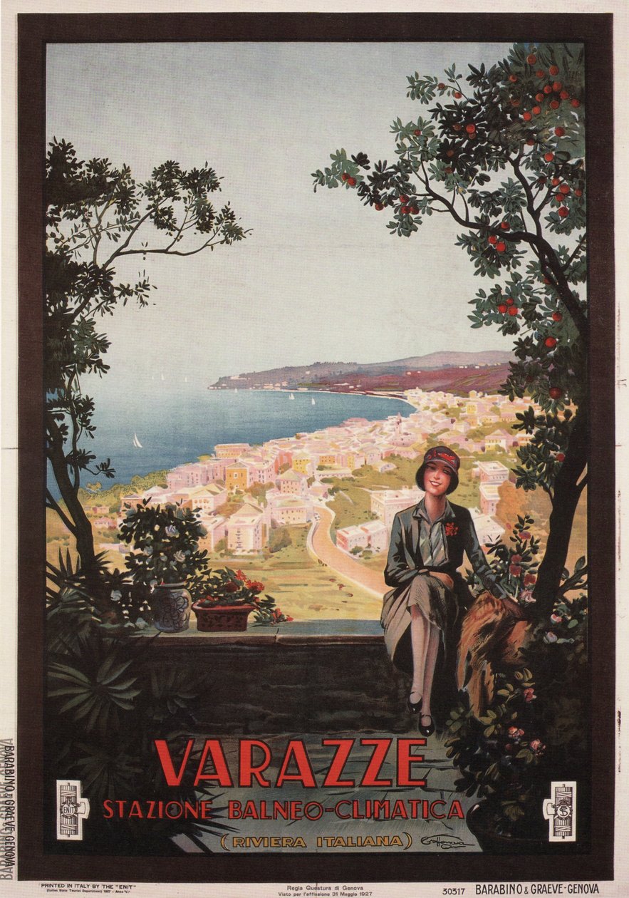 Varazze, 1927 od Aurelio Craffonara