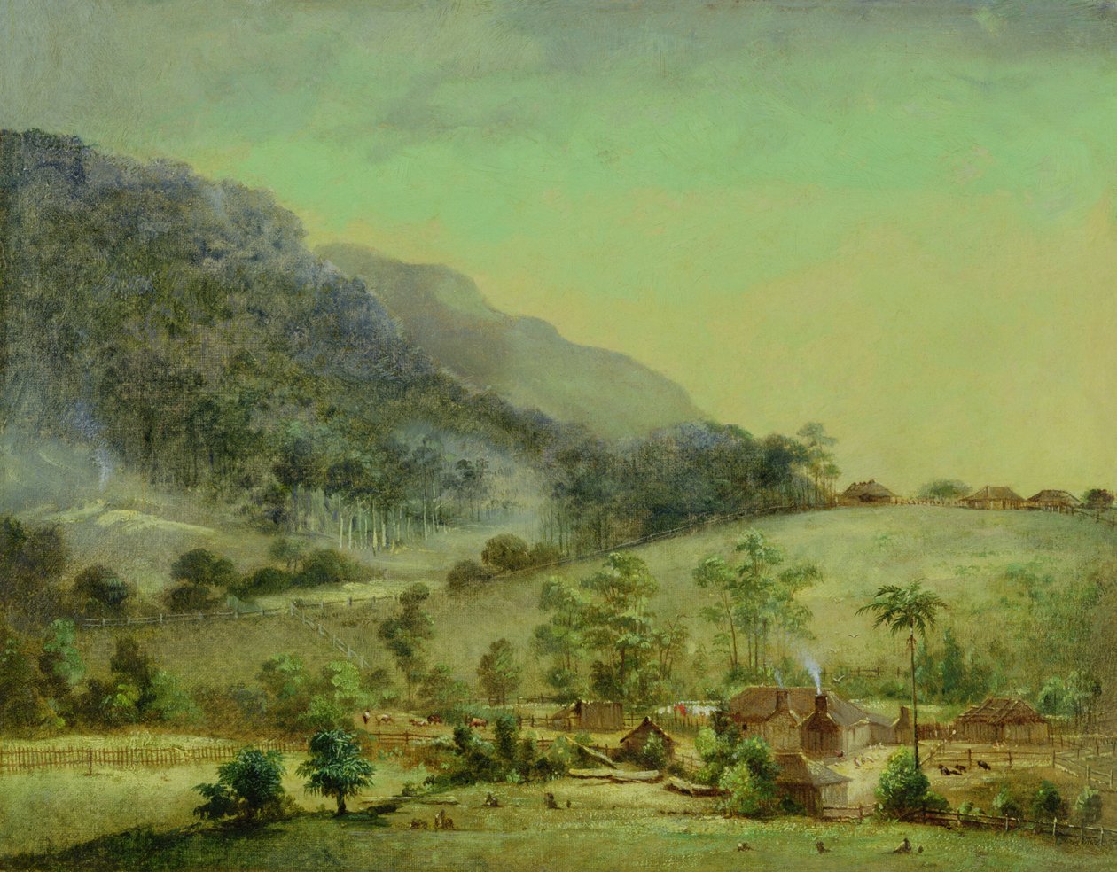 Usedlost, kolem 1850 od Australasian School