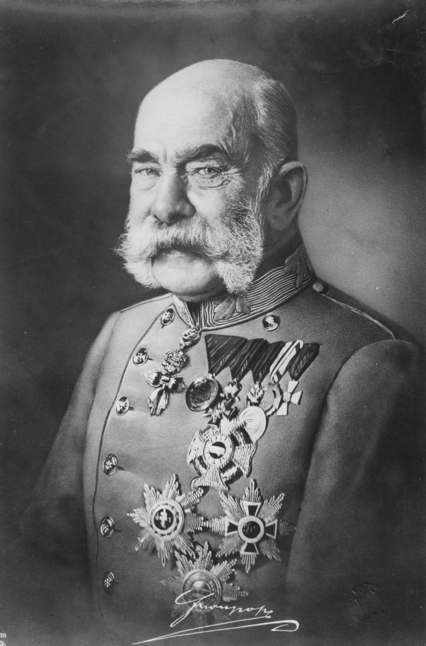 Císař František Josef I od Austrian Photographer