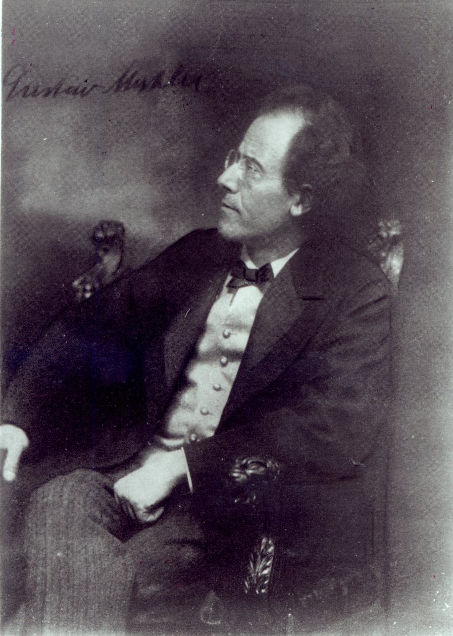 Portrét Gustava Mahlera, kolem roku 1907 od Austrian Photographer