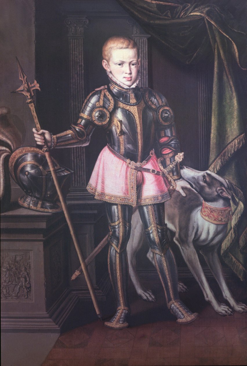 Ferdinand Maxmilián Josef I., rakouský arcivévoda a mexický císař (1832-67) jako chlapec od Austrian School